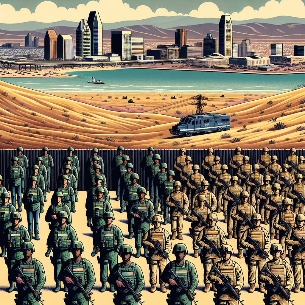US Troops Deployed to Texas and San Diego for Border Security Support