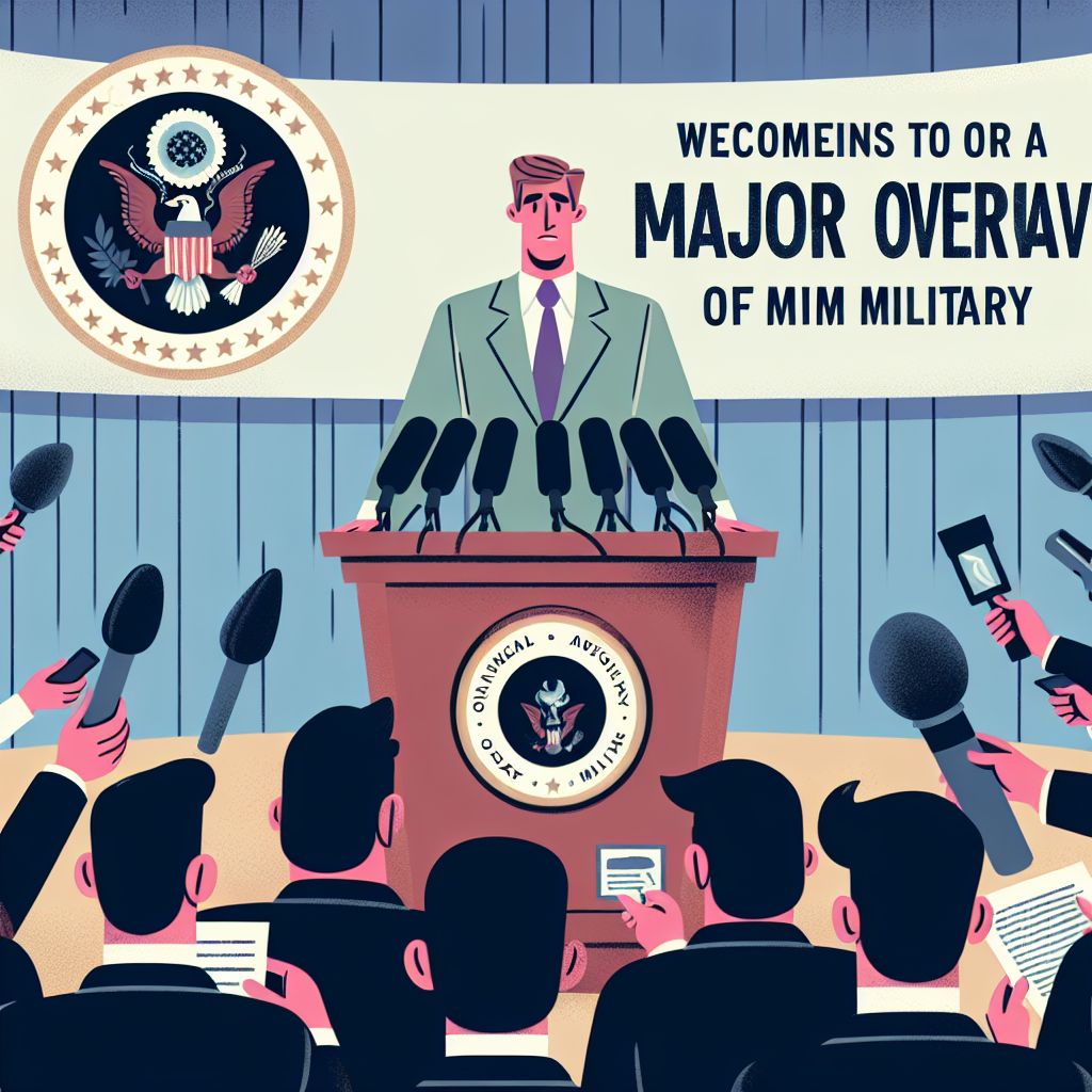 Vance Calls for Major Overhaul of US Army