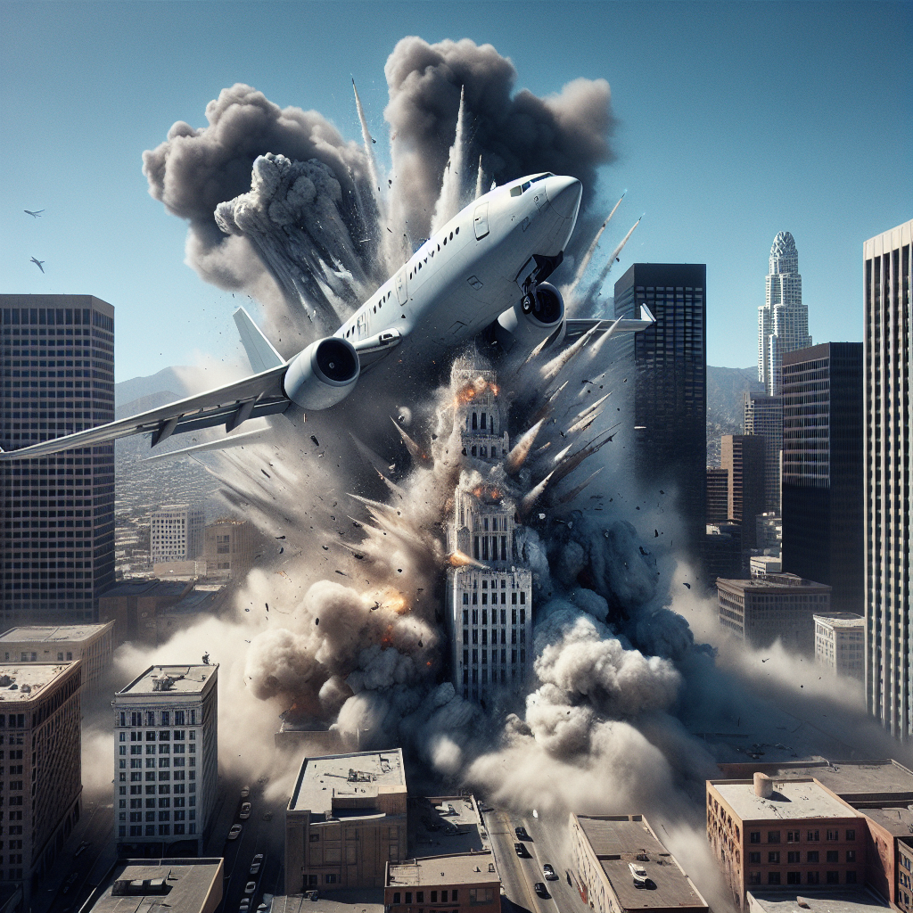 Video: Aircraft Collides with California Building, Massive Smoke Erupts