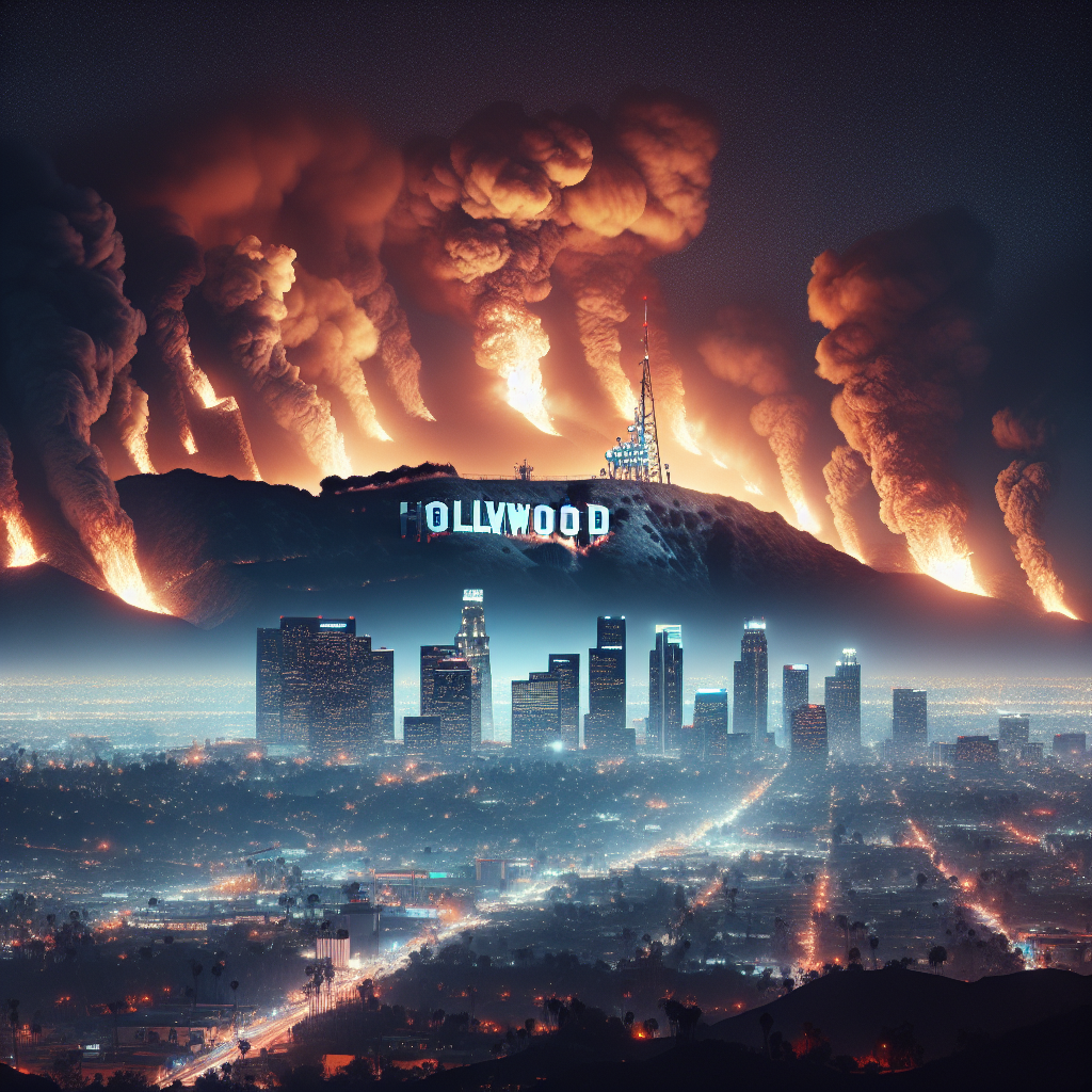 Viral AI Images Depict Hollywood Sign Ablaze Amid Los Angeles Wildfires