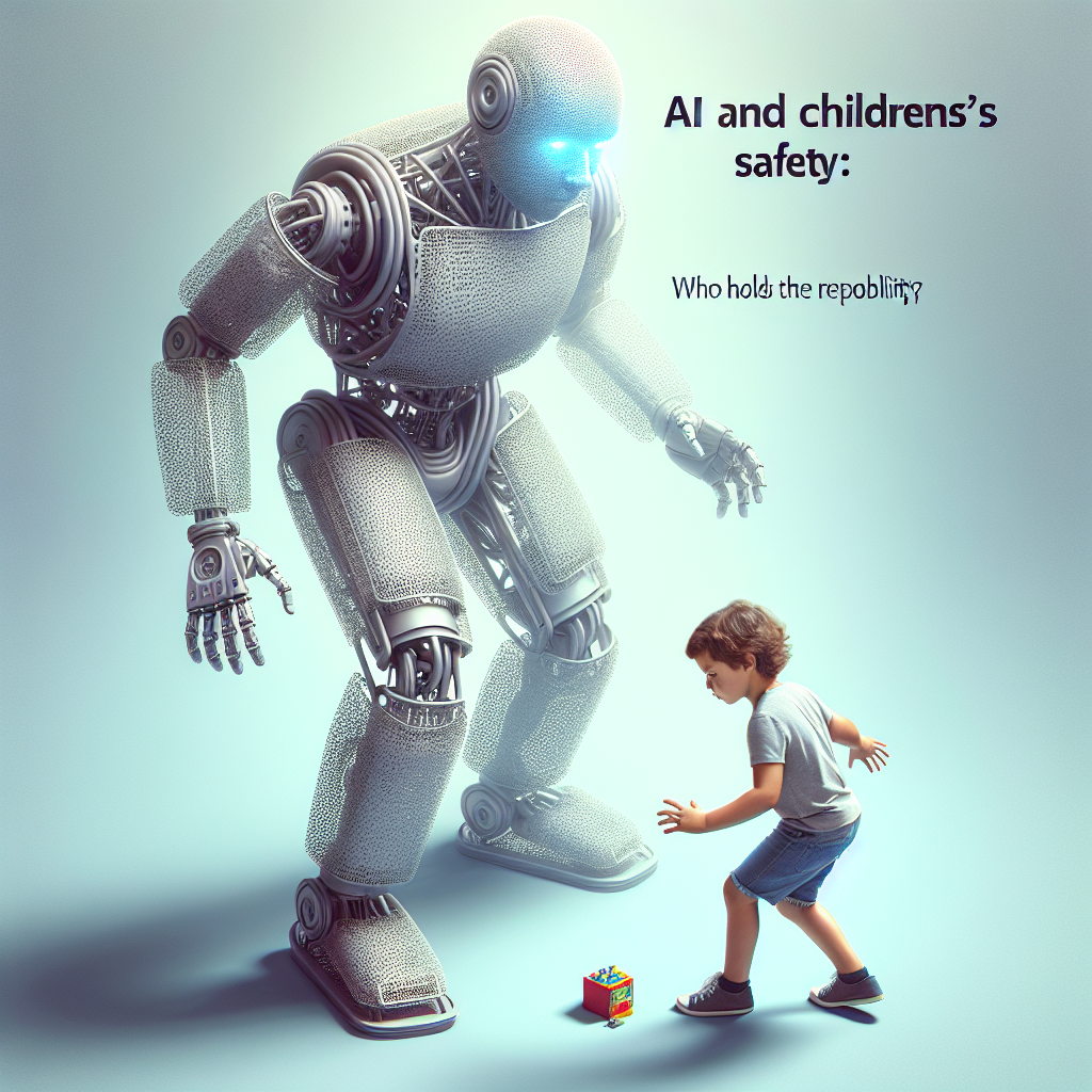 AI and Children's Safety: Who Holds the Responsibility?