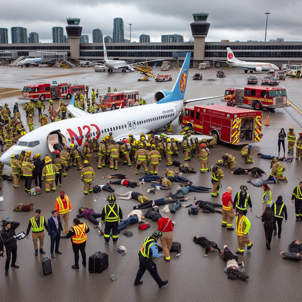 Aircraft Overturns at Toronto Airport, Injuring 18 of 80 Passengers