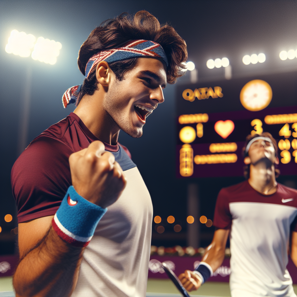 Alcaraz Defeats Cilic in Straight Sets to Progress at Qatar Open