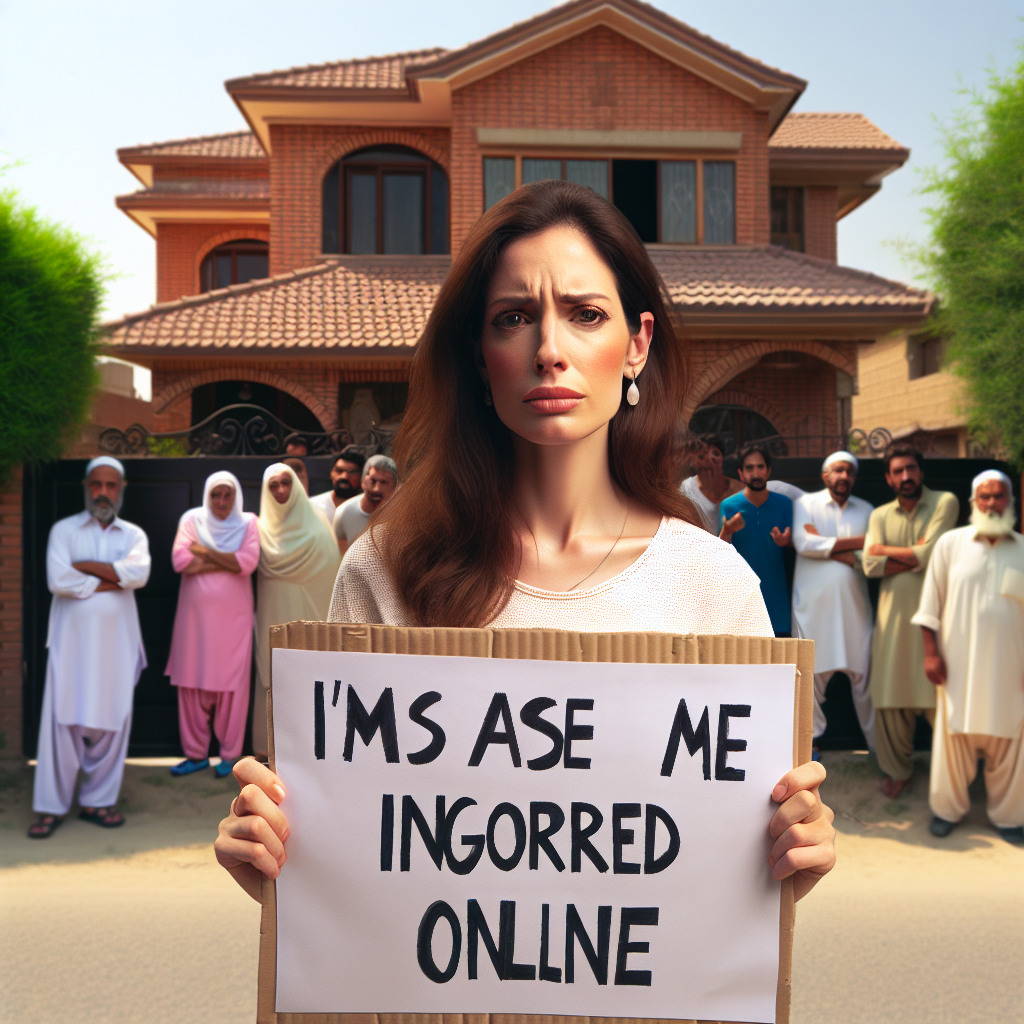 American Woman, 33, Stages Protest Outside Pakistani Teen's Home After Being Ghosted