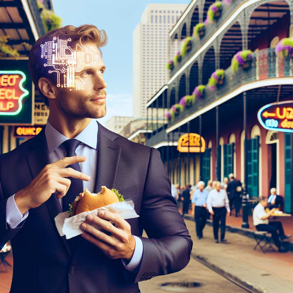 Apple CEO Tim Cook Spotted Enjoying a Sandwich in New Orleans