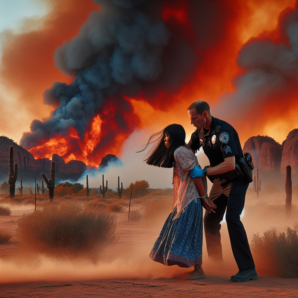 Arizona Tribe Member Arrested for Alleged Wildfire on Reservation