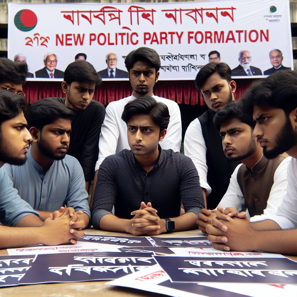 Bangladeshi Student Protest Leaders Form New Political Party