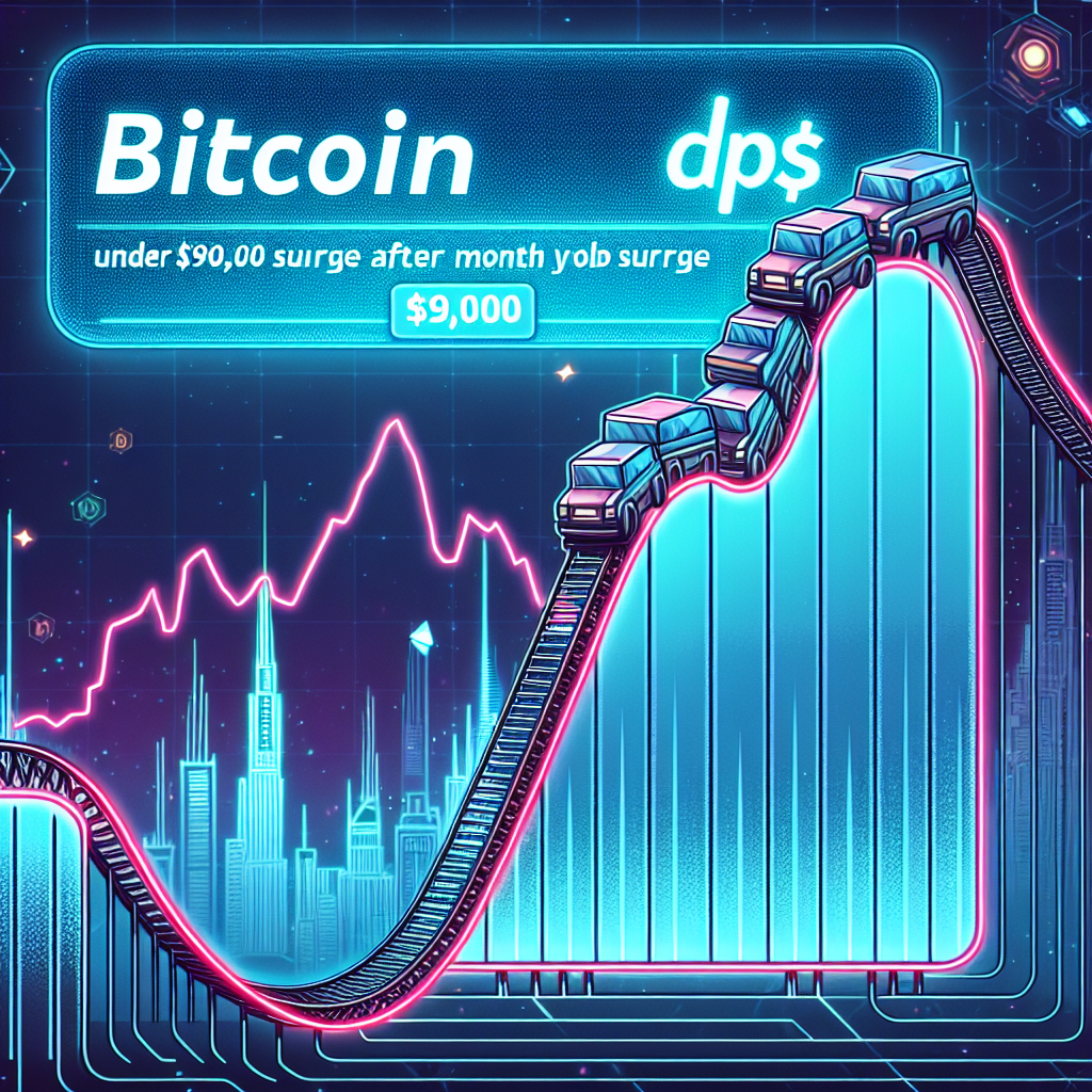 Bitcoin Dips Under $90,000 After Month-Long Surge