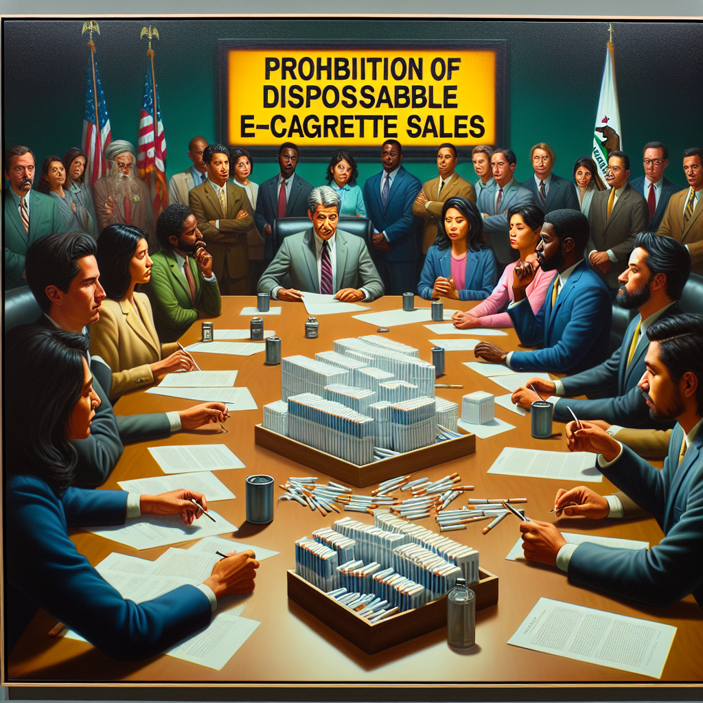 California Legislators Introduce Bill to Prohibit Disposable E-Cigarette Sales