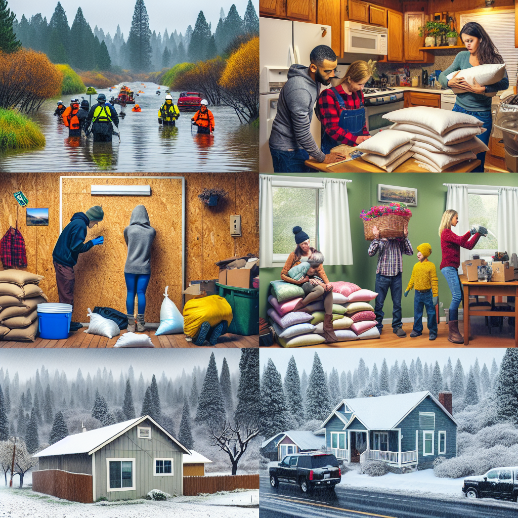 Californians Prepare for Floods in Wildfire Zones as Oregon Faces Freezing Rain and Snow