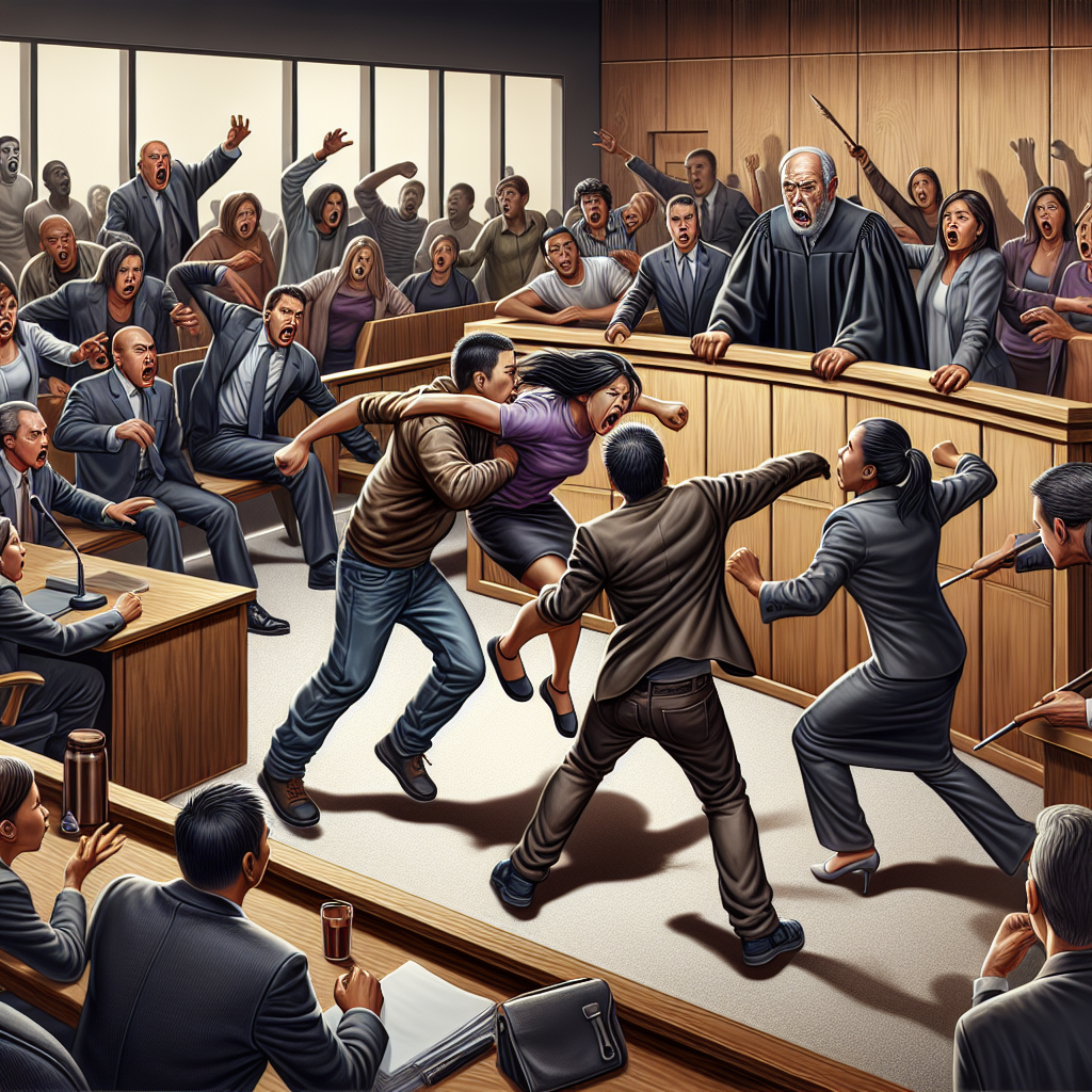 Chaos Erupts in New Mexico Courtroom as Trio Attacks Defendant in Homicide Trial