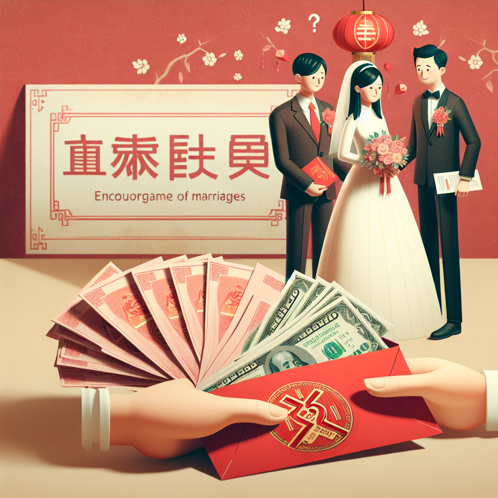 China Offers Financial Incentives to Encourage Marriages