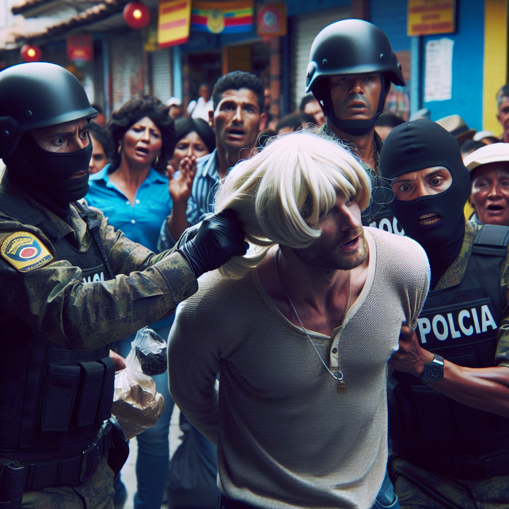 Colombian Police Arrest Man with $10,000 of Cocaine Hidden in Wig