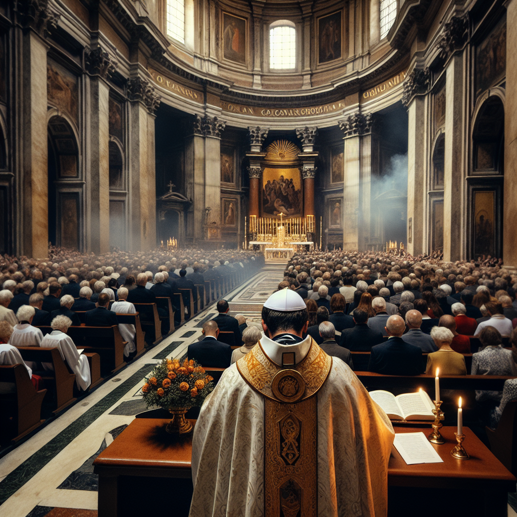 Commemorative Mass Celebrated for Pope Francis in Rome
