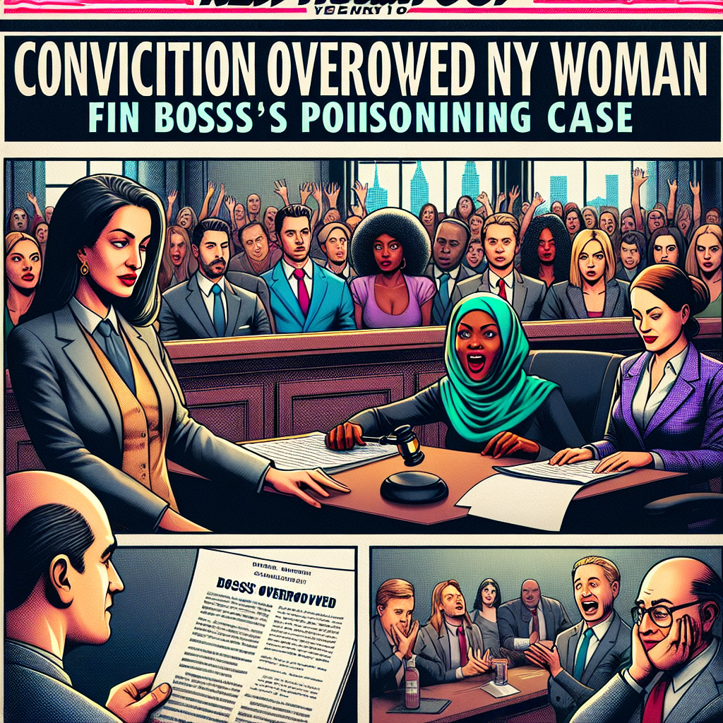 Conviction Overturned for NY Woman in Boss's Poisoning Case