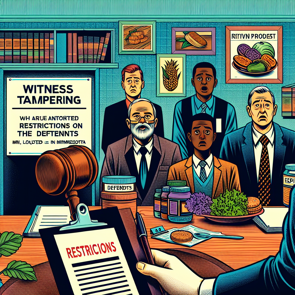 Court Imposes Restrictions on Defendants Amid Witness Tampering Claims in Minnesota Food Fraud Case