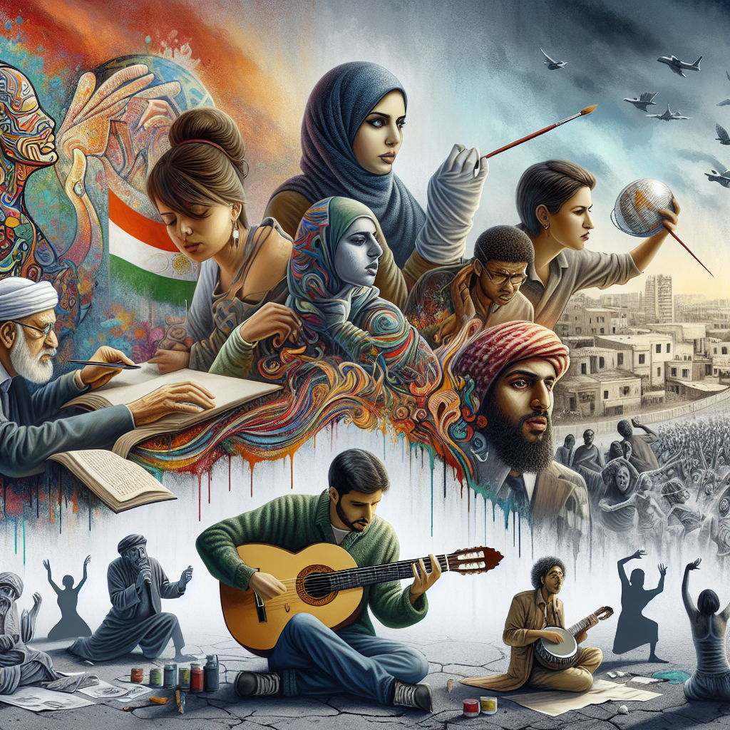 Creativity as Resistance: Gaza's Artists Channel Pain into Protest
