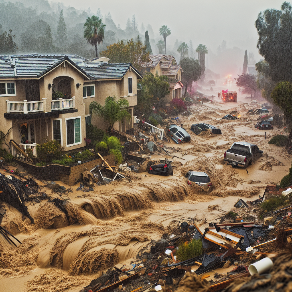 Destructive Debris Flows Ravage Southern California After Torrential Rains
