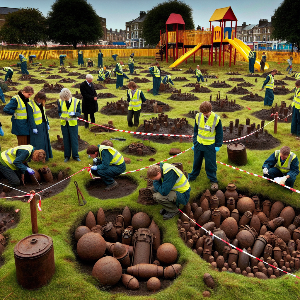 Discovery of Over 175 WWII Bombs Beneath UK Children's Playground