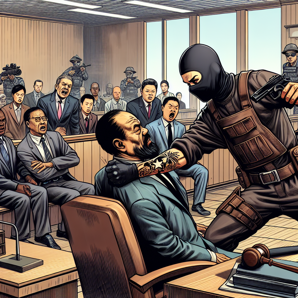 Disguised Man Assassinated Infamous Sri Lankan Gang Leader in Courtroom