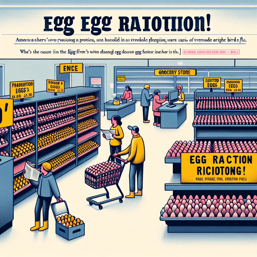 "Egg Shortage Hits US Stores: Severe Rationing Due to Bird Flu Crisis"