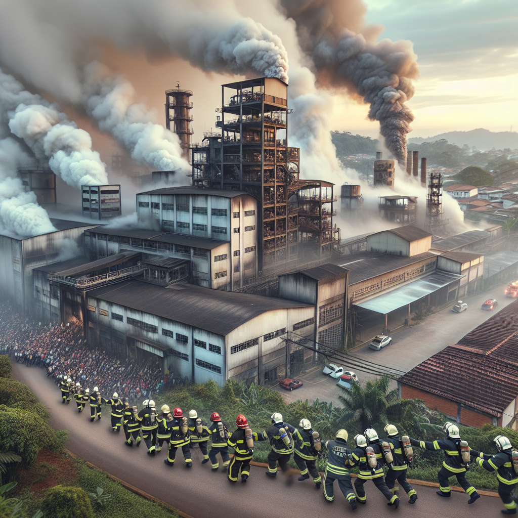 Employees Rescued from Blaze at Brazilian Factory