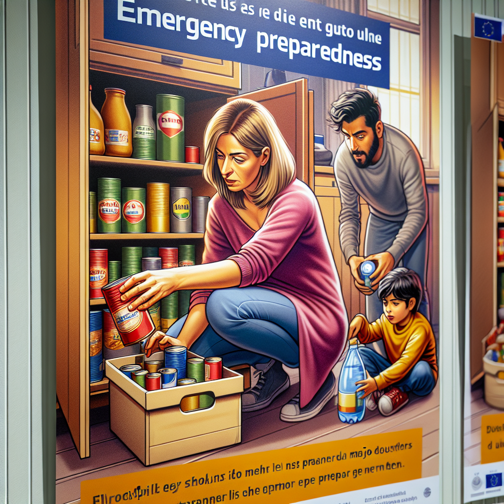 European Nation Advises Residents to Prepare Emergency Supplies of Food and Water