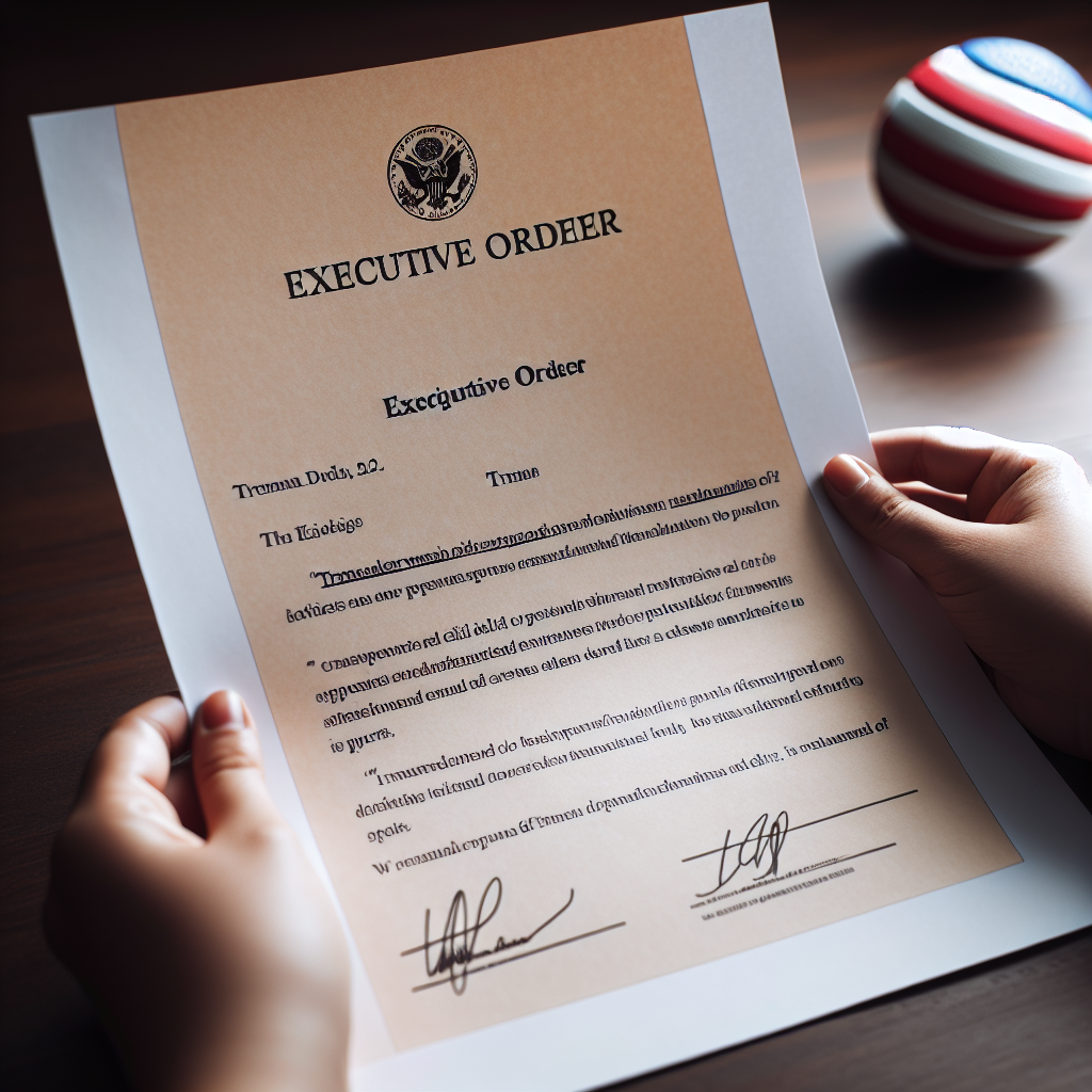 Executive Order Restricts Trans Women and Girls from Participating in Female Sports