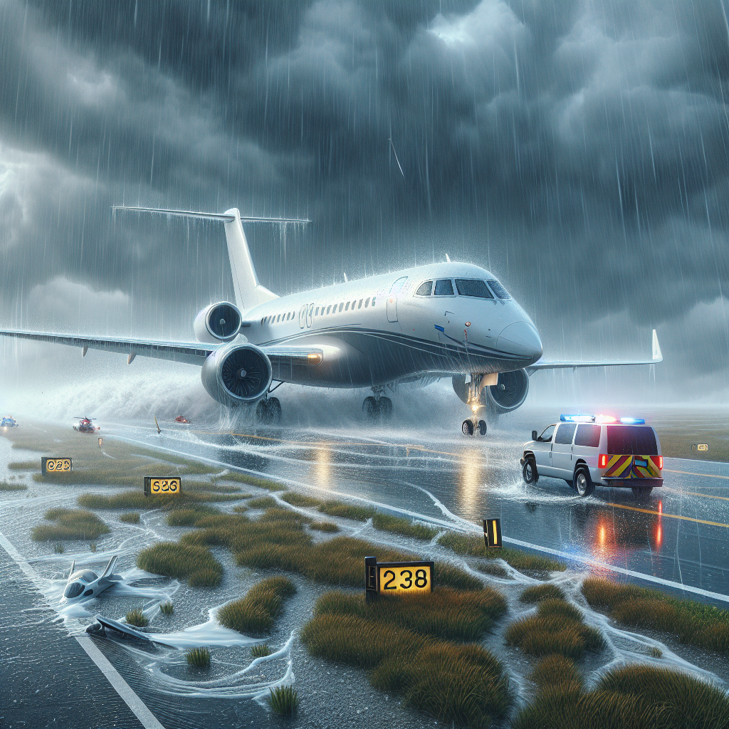 Fatal Collision: Business Jet Skids Off Runway at US Airport