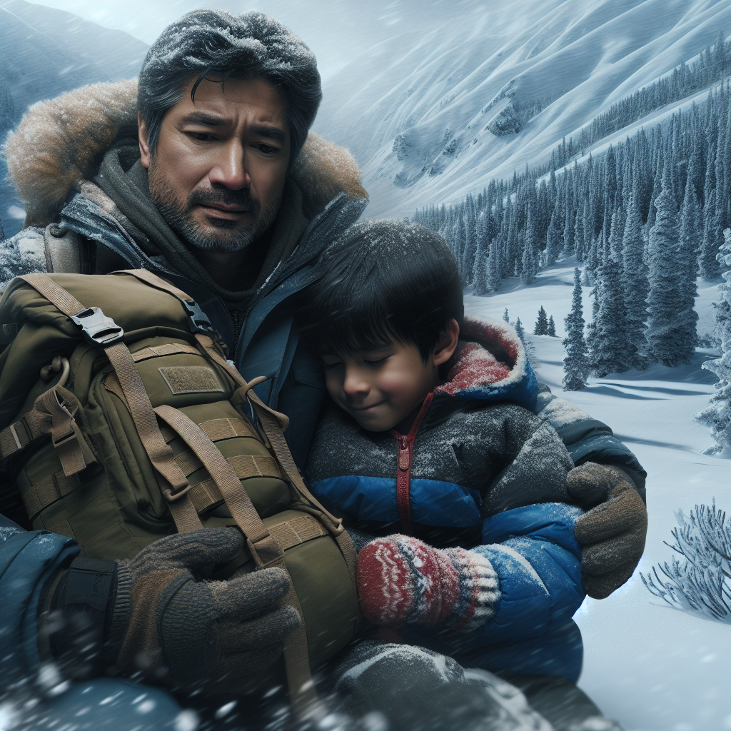Father and Son Rescued from Freezing Cold Thanks to a Backpack in the US