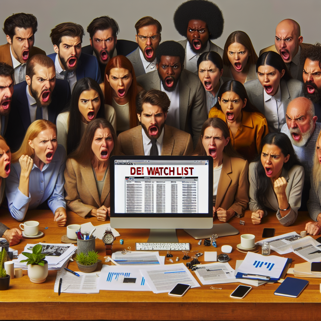"Federal Workers Outraged by 'DEI Watchlist' Website Impact"