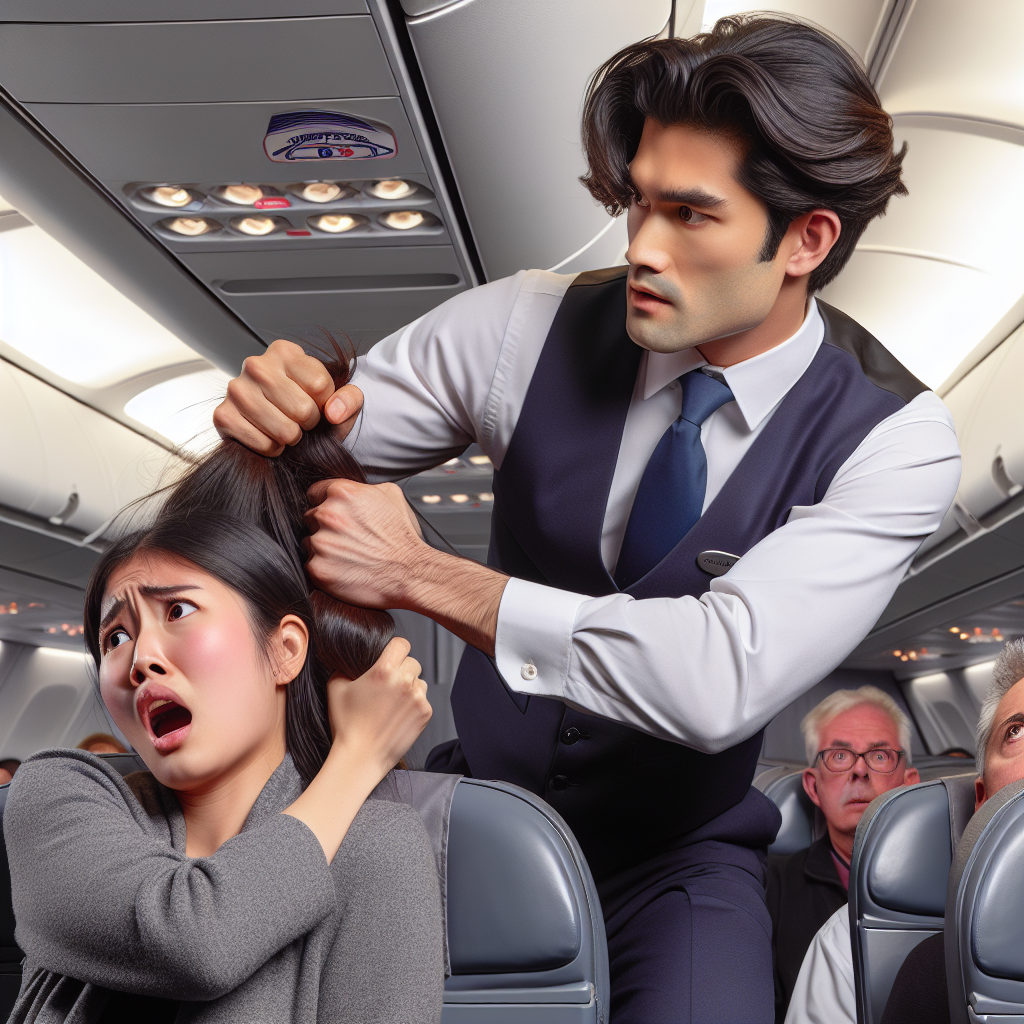 Flight Attendant Intervenes After Man Pulls Woman's Hair on Alaska Airlines Flight