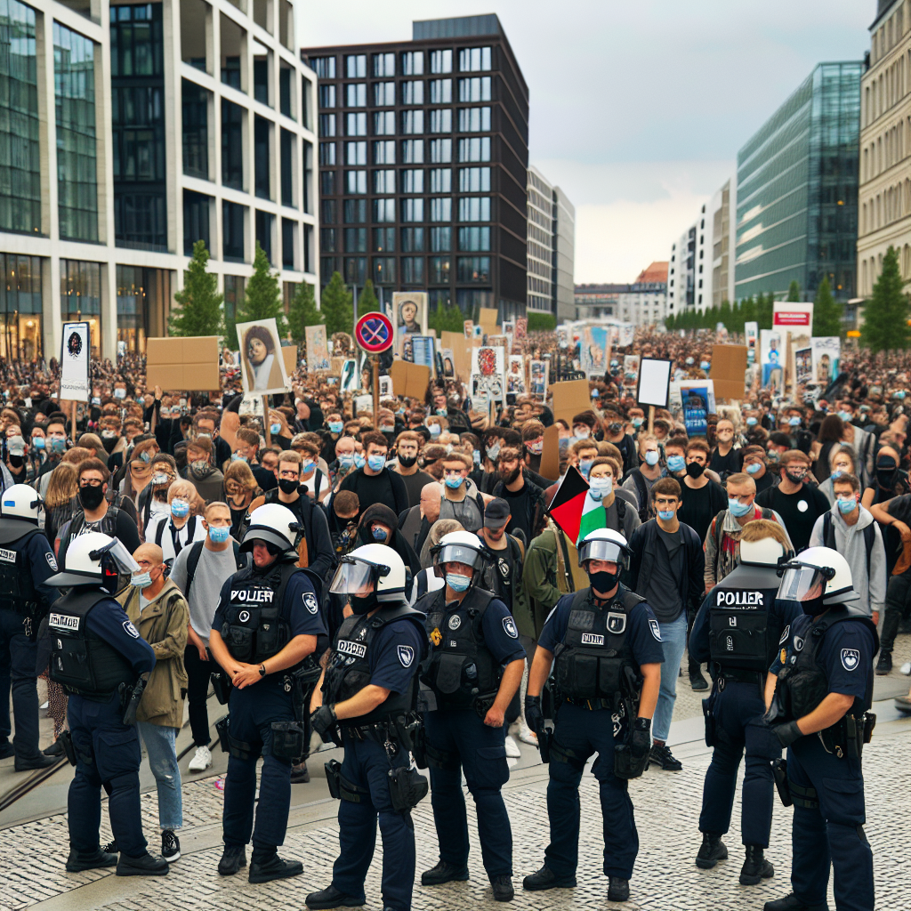 German Authorities Disperse Pro-Palestinian Demonstration in Berlin