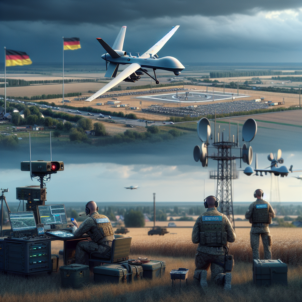German Authorities Investigate Unidentified Drones Near Ukrainian Training Facility