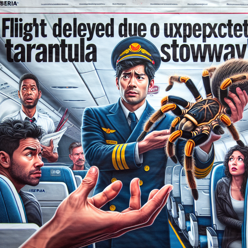 Iberia Flight Delayed Due to Pilot Being Bitten by Stowaway Tarantula Mid-Flight