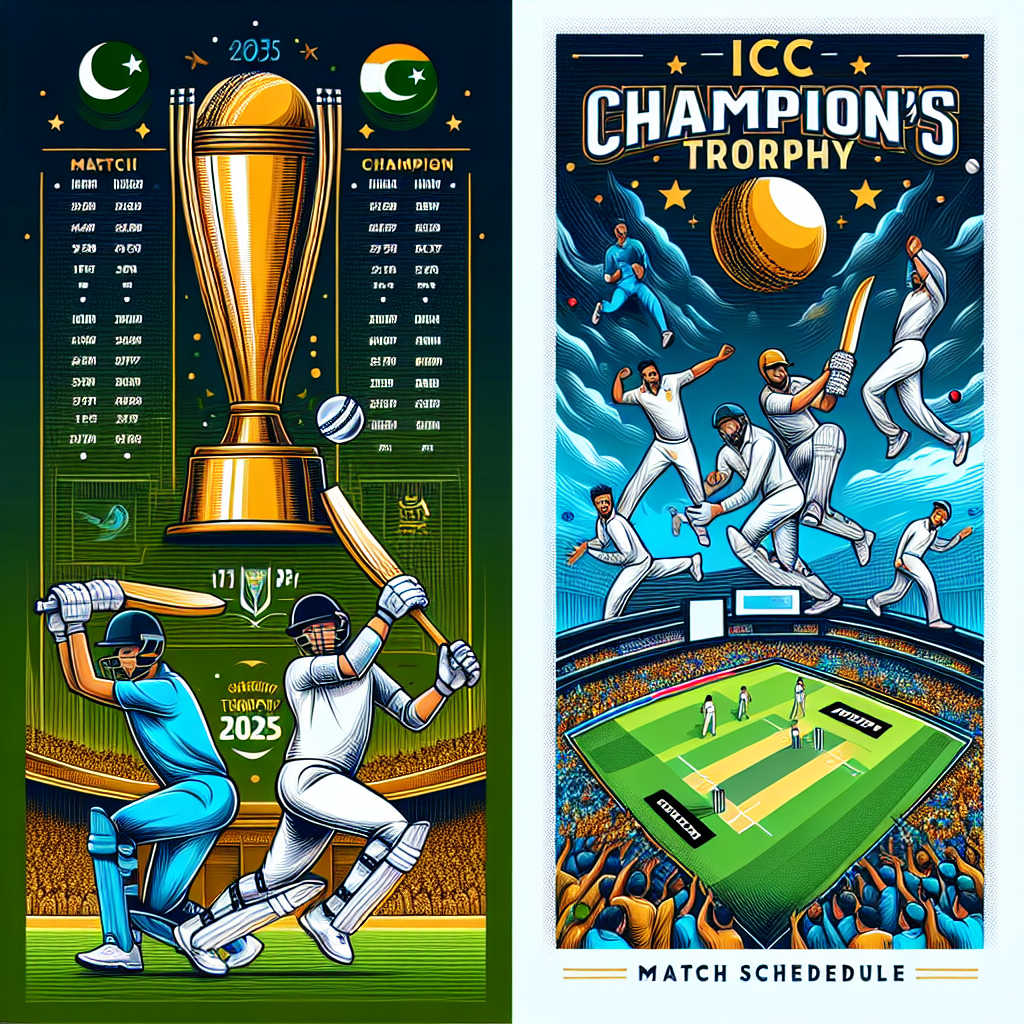 ICC Champions Trophy 2025: Match Schedule and India vs Pakistan Clash Details