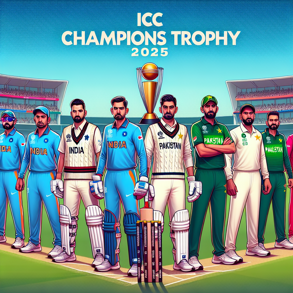 ICC Champions Trophy 2025: Team Lineups for India, Pakistan, and More