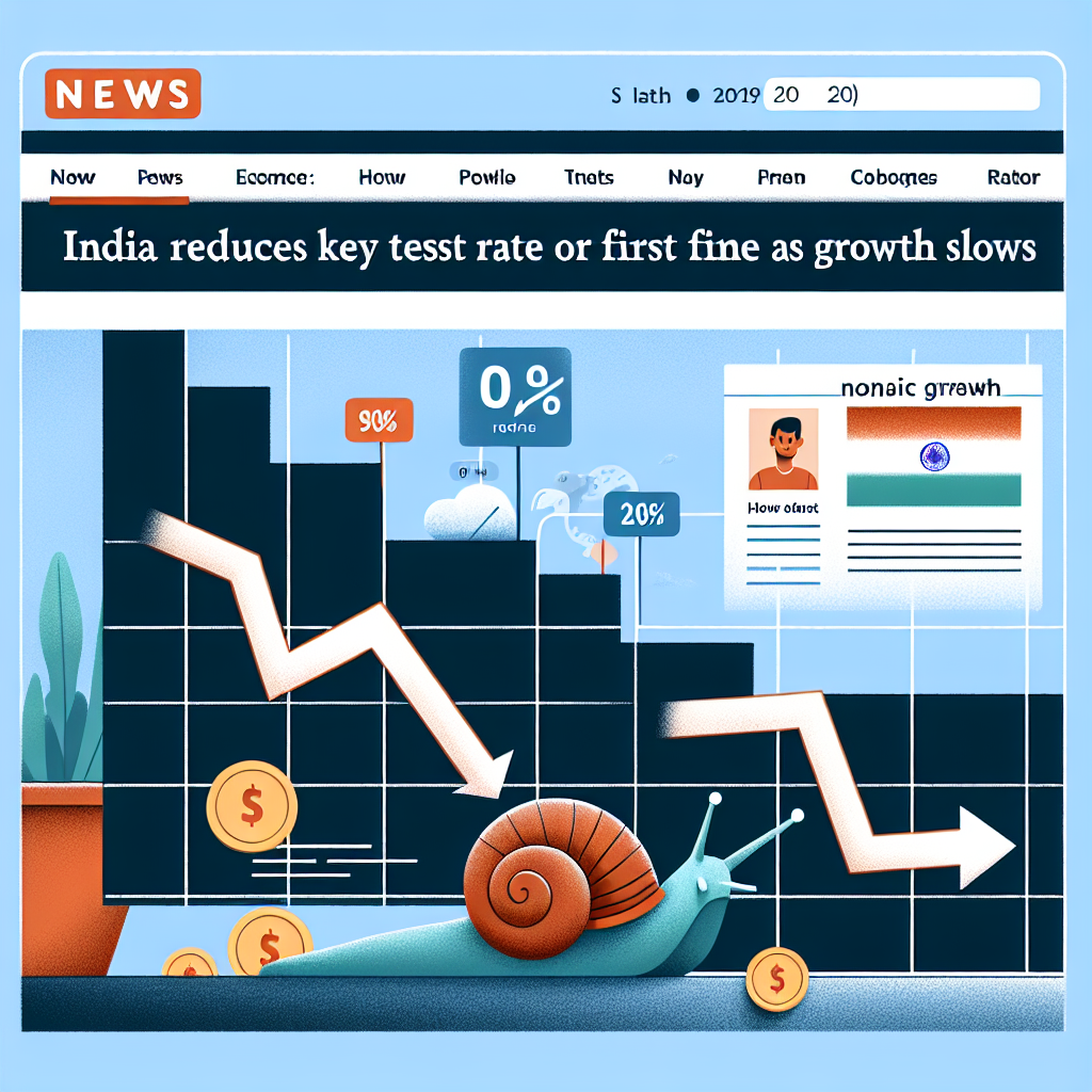 India Reduces Key Interest Rate for First Time Since 2020 as Growth Slows