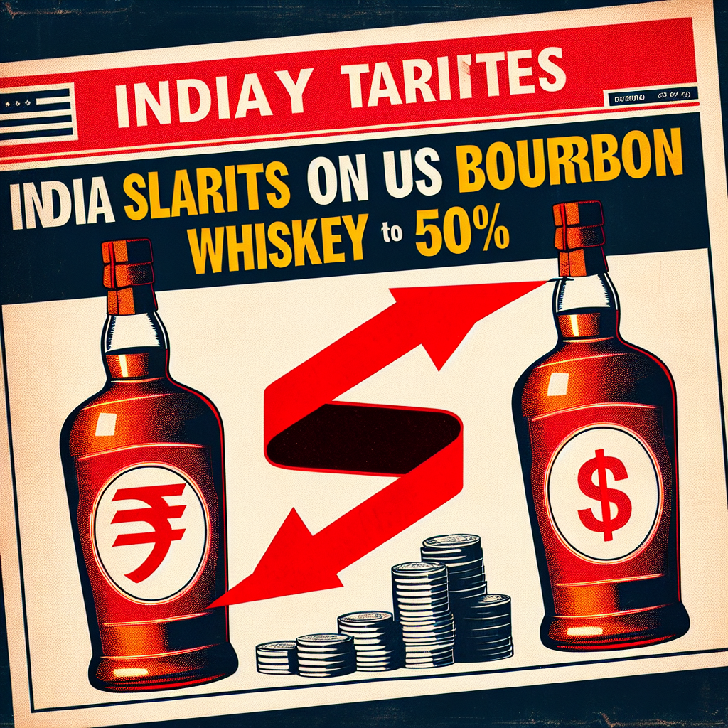 India Slashes Tariffs on US Bourbon Whiskey from 150% to 50%
