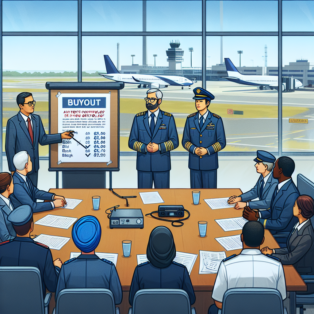 Initial Buyout Offers Made to Air Traffic Controllers Encouraging Government Exit