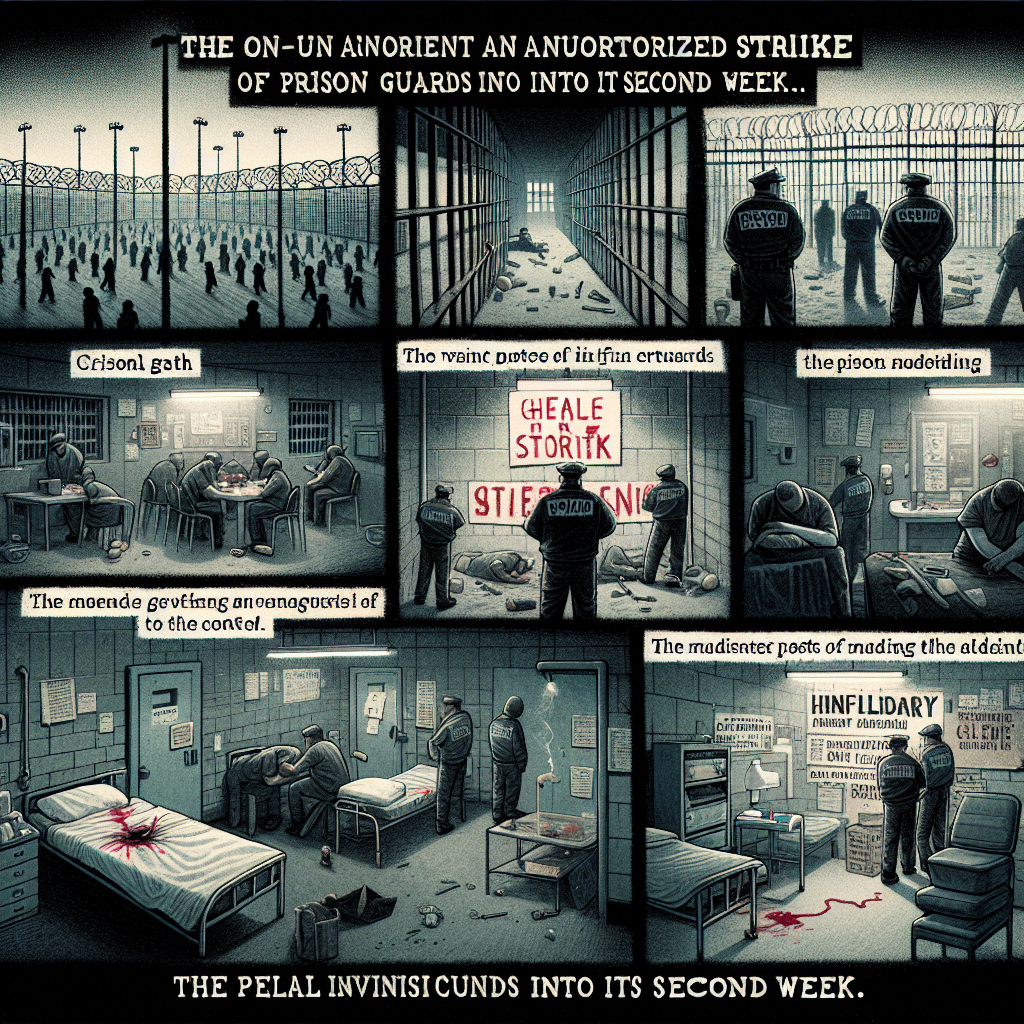 Inmate Fatality Amid Ongoing Illegal Prison Guard Strike in Second Week