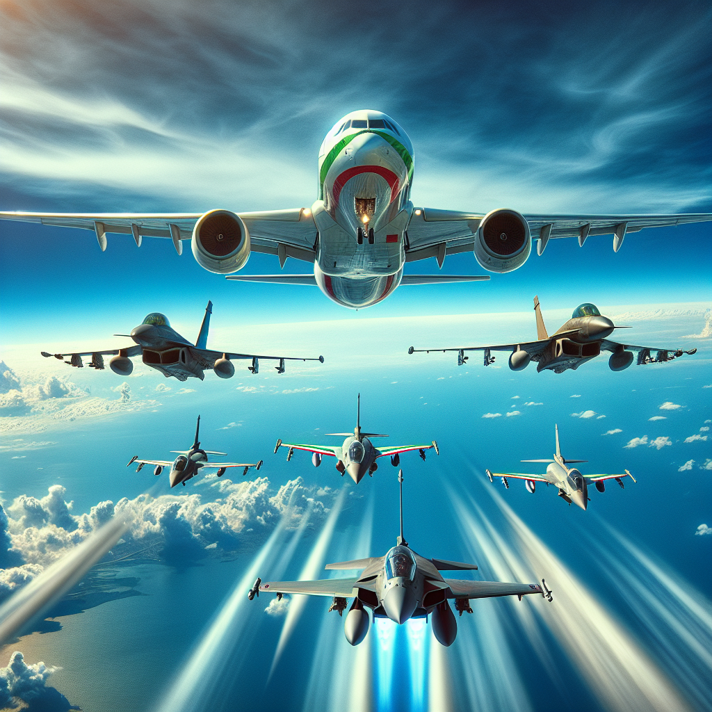 Italian Jets Escort American Airlines Plane in Mid-Air Interception