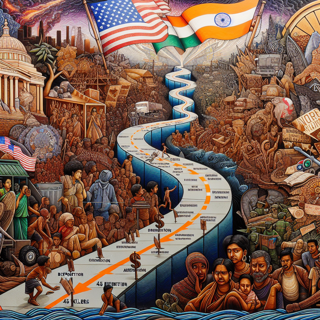 "Journey of 45 Kilometres: Harrowing Tales of Indians Deported from the US"