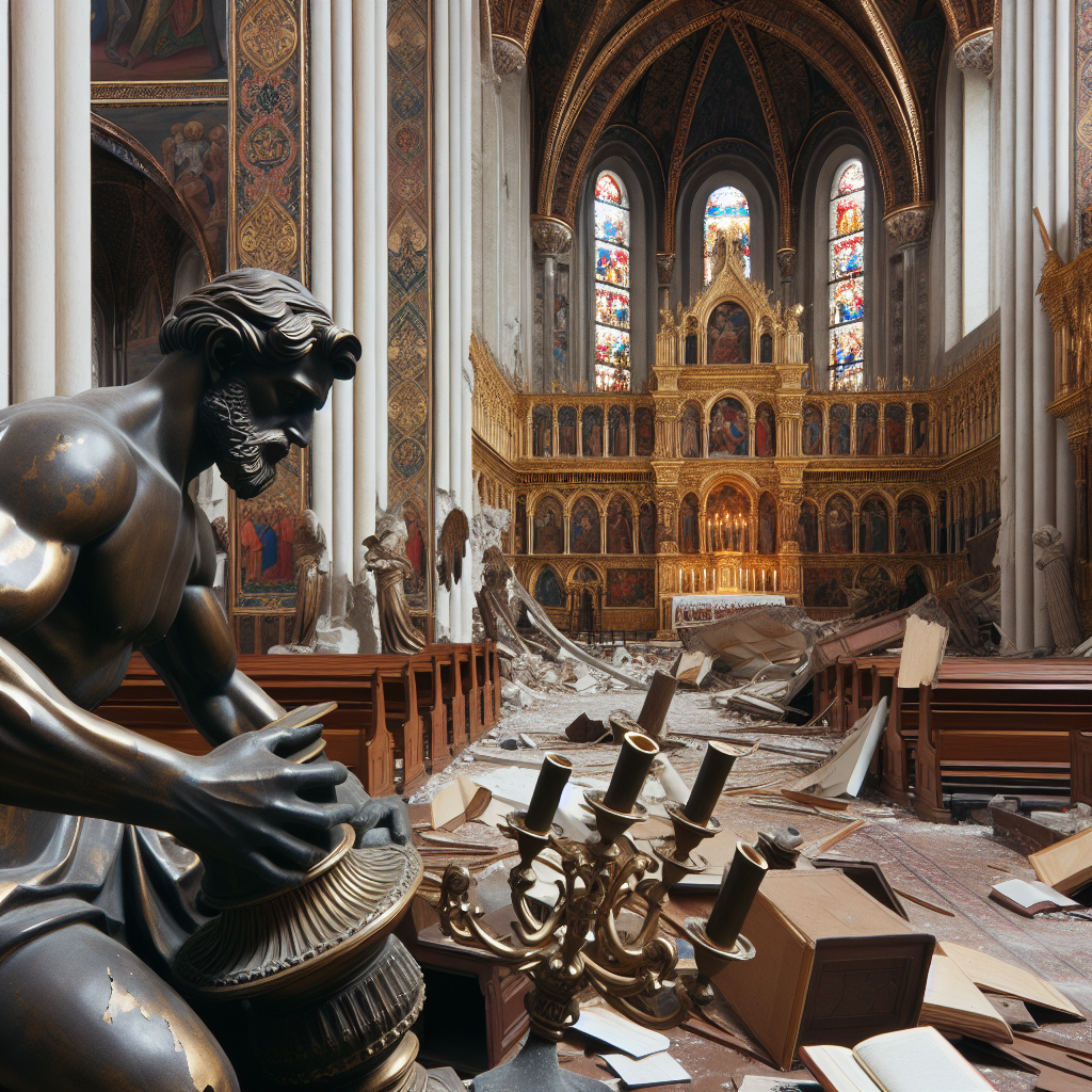 Man Causes Damage to Vatican Altar, Ruins Expensive Candelabra
