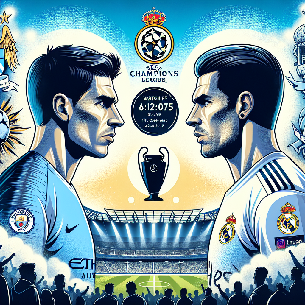 Manchester City vs Real Madrid – Champions League: Kick-off Time, Updates, and Viewing Guide