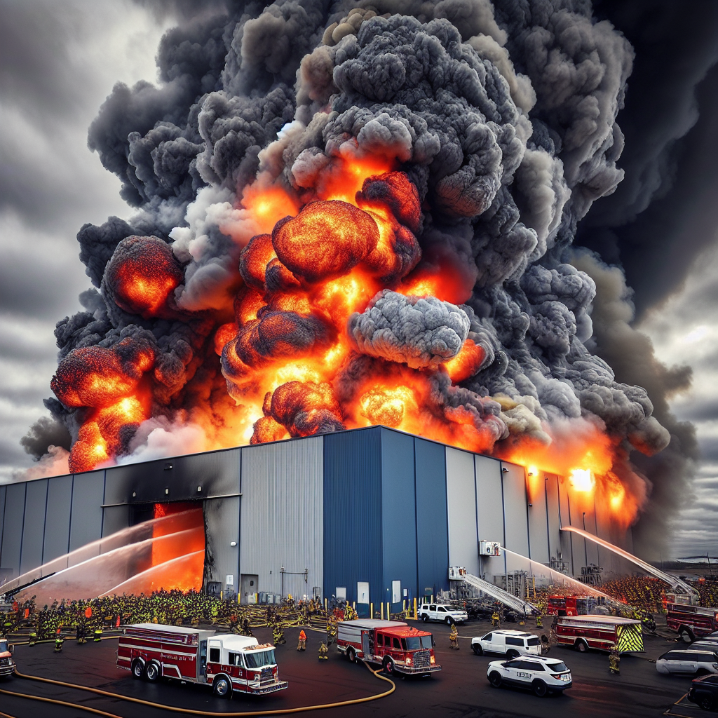 Massive fire at Pennsylvania aerospace manufacturer prompts shelter-in-place order