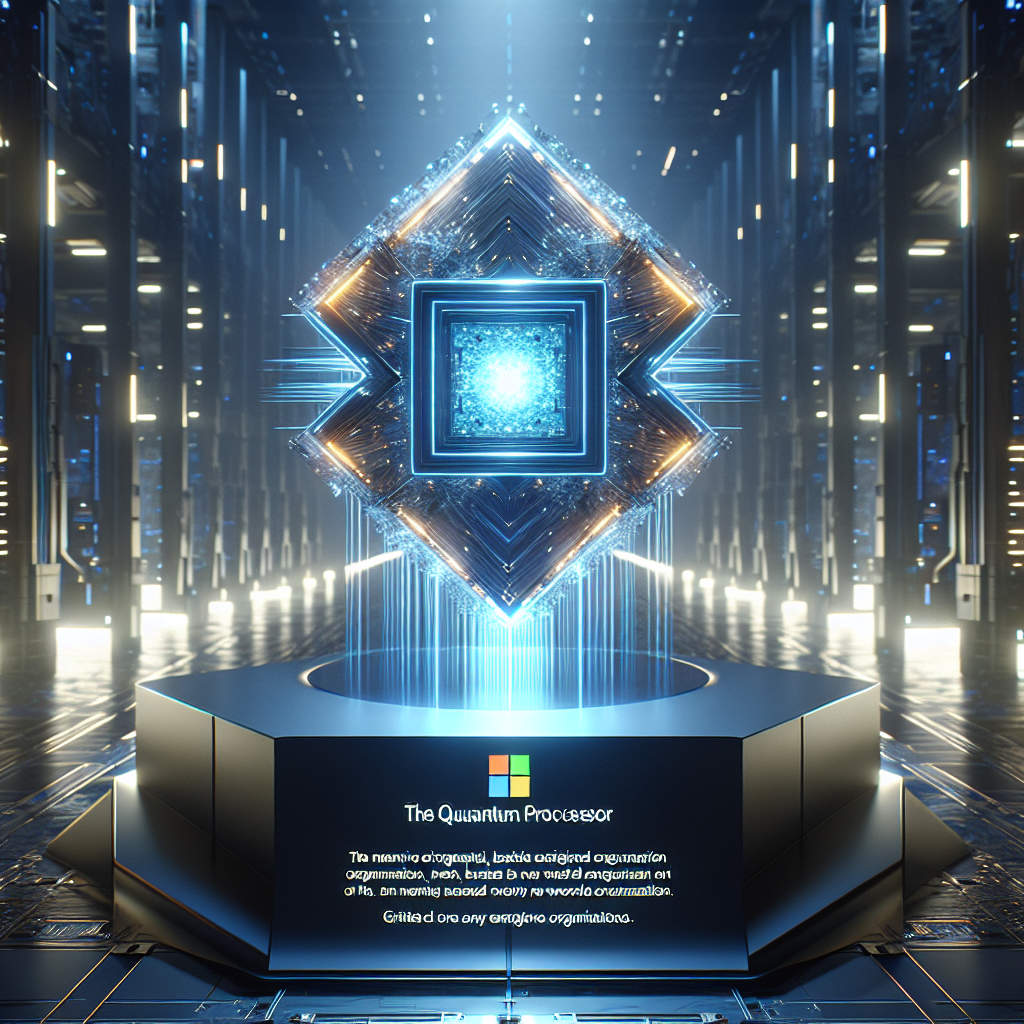 Microsoft Launches Quantum Processor with Pentagon Support