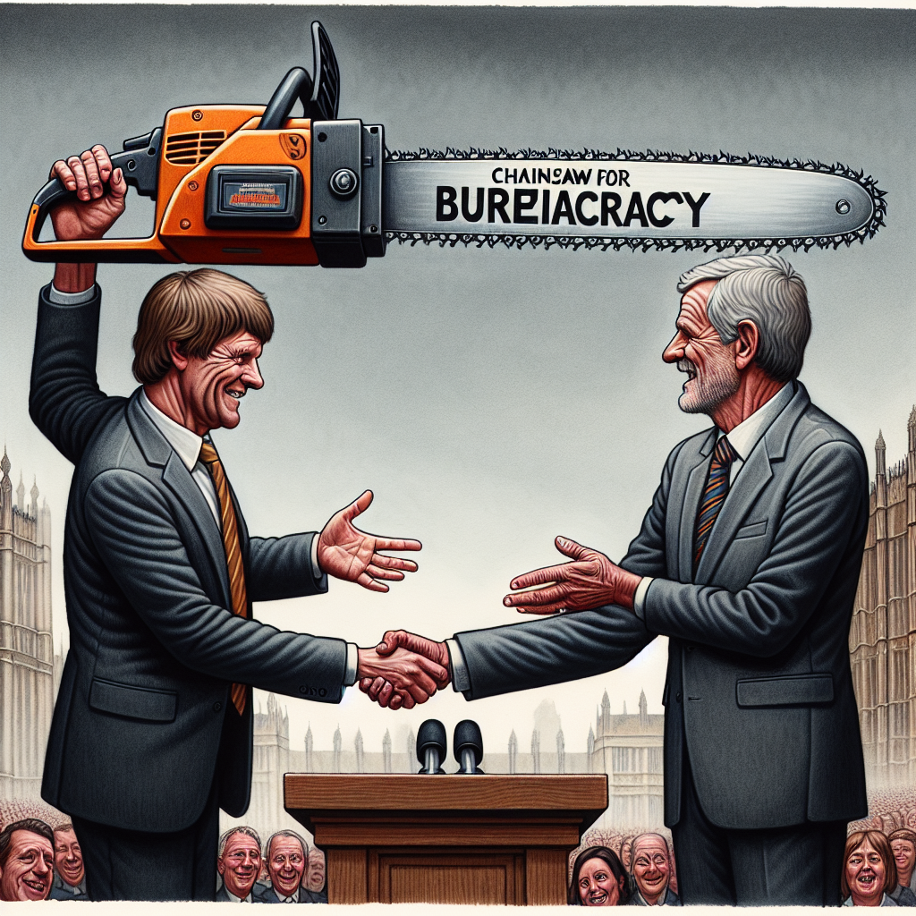 Milei Gifts Musk a 'Chainsaw for Bureaucracy' (VIDEO)