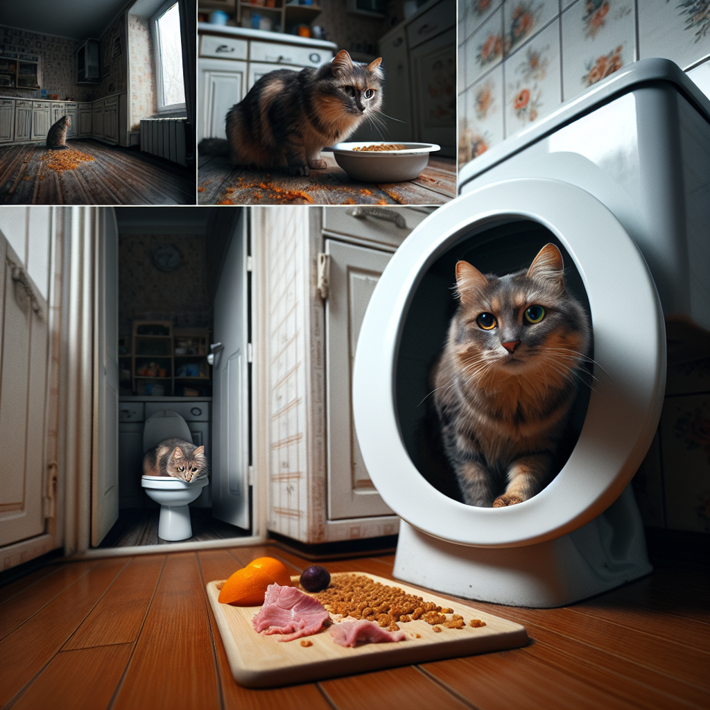 Miracle Cat Survives on Toilet Water and Leftovers After Abandonment
