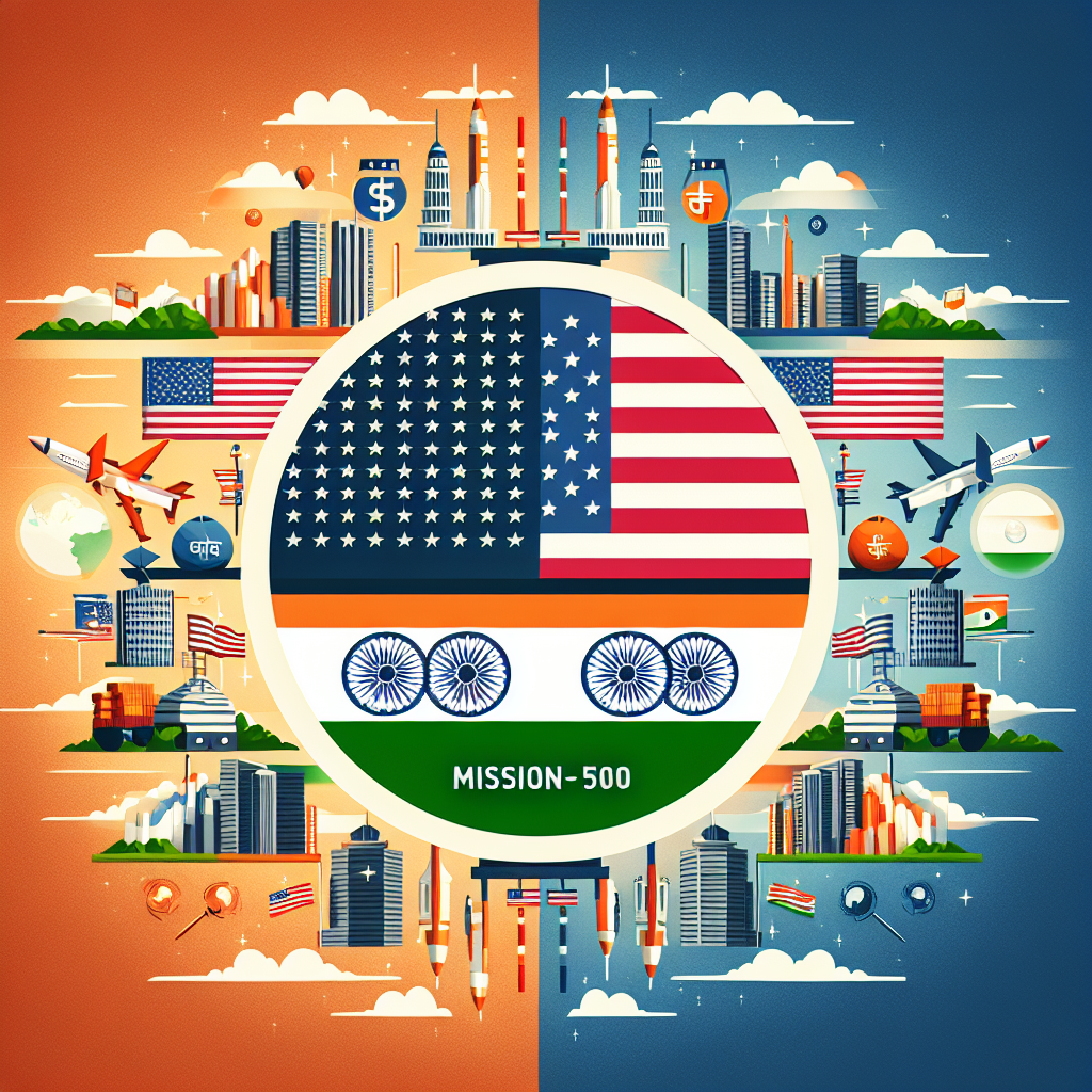 "Mission-500: India and US Set Ambitious Goal to Double Trade by 2030"